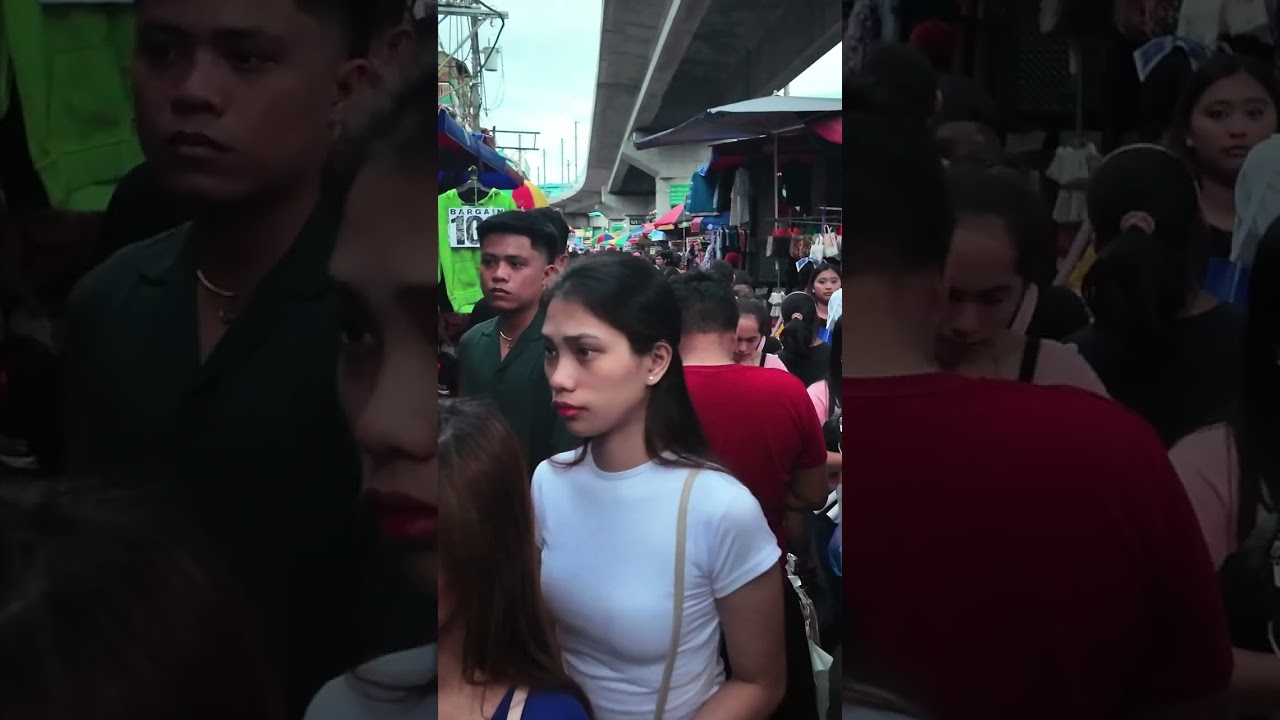 Baclaran Street Walk: Crowded and Pretty in 4k 