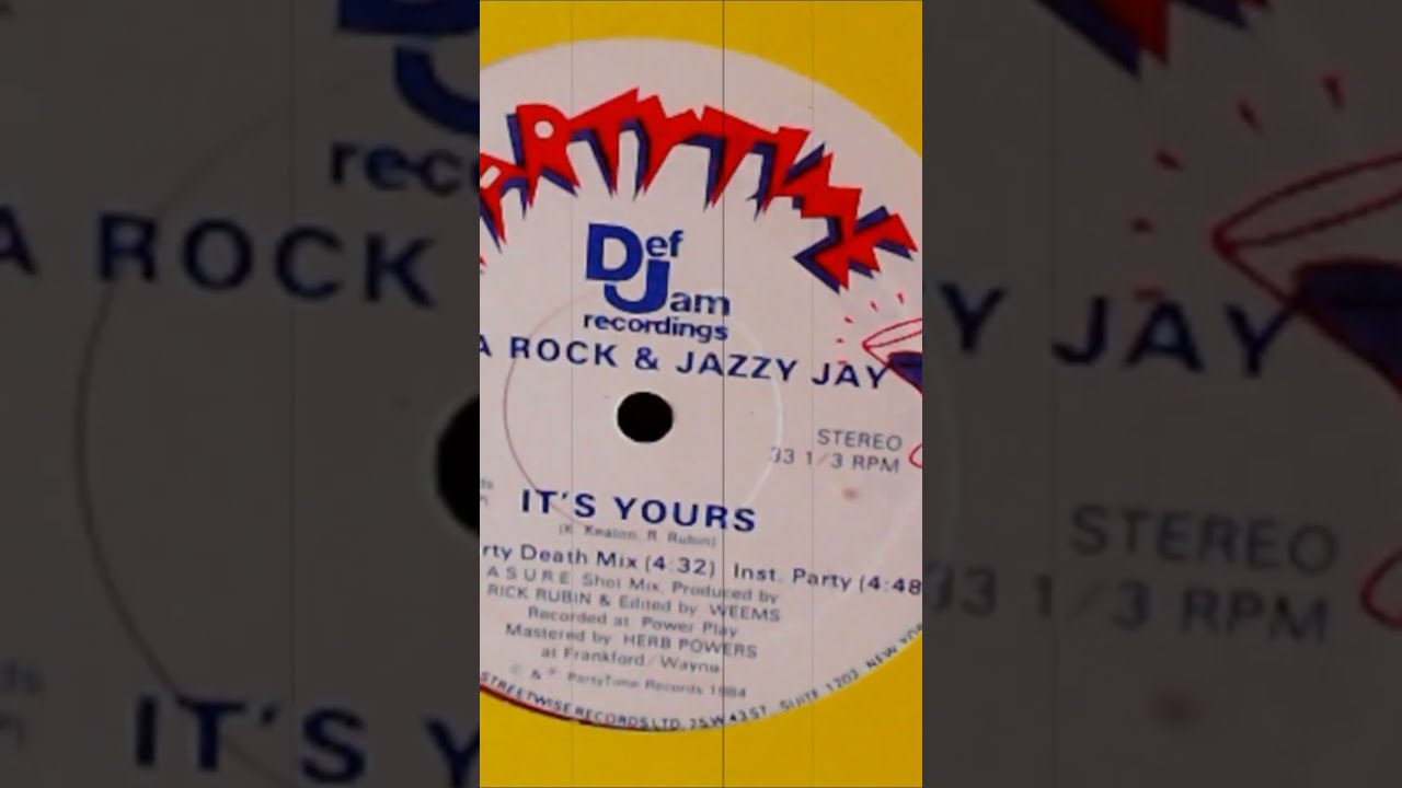 T LA ROCK & JAZZY JAY it's yours レコード T La Rock / Jazzy Jay – It's Yours – Vinyl (180 Gram, 12