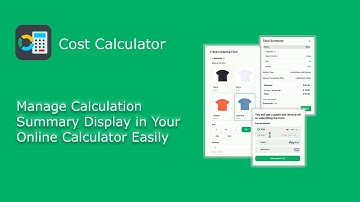 How to Manage Calculation Summary Display in Cost Calculator WordPress Plugin