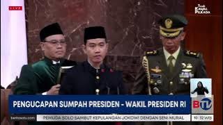 SAH…PELANTIKAN PRABOWO - GIBRAN SEBAGAI PRESIDEN DAN WAKIL PRESIDEN RI.