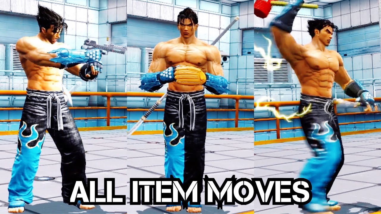 Tekken Tag Tournament 2 - All Item Moves Animations Showcase (4K)