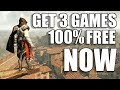 Dont Miss these Free Games - Get them Now !!