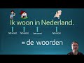 Letter woord zin in het nederlands learndutch nederlandsleren nt2