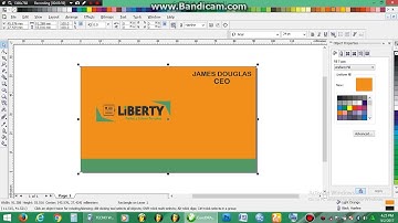 How to create a business card from scratch with corel draw x3