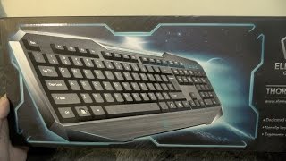 Element Thorium 100 Gaming Keyboard - Unboxing & first look