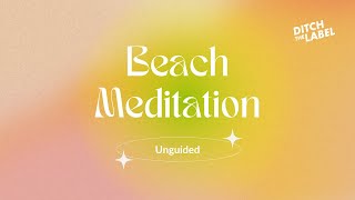 English BEACH Meditation for Anxiety | 1 HOUR MIX | Unguided