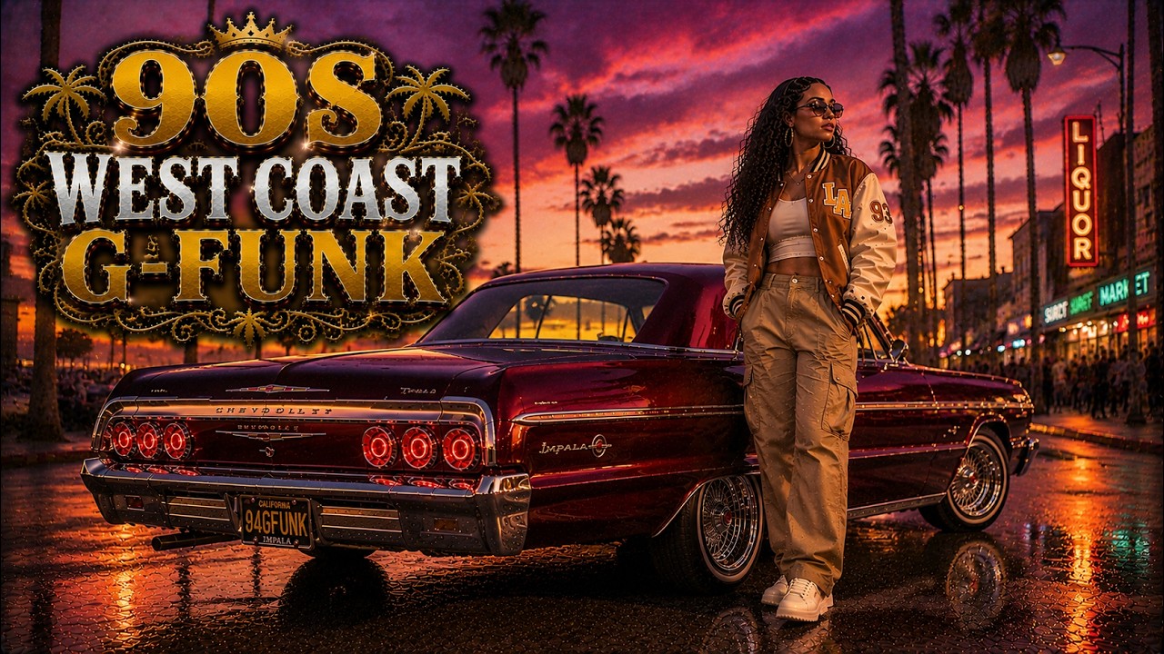 West Coast G-Funk R&B Vibes 🌊 | California Nights and Smooth