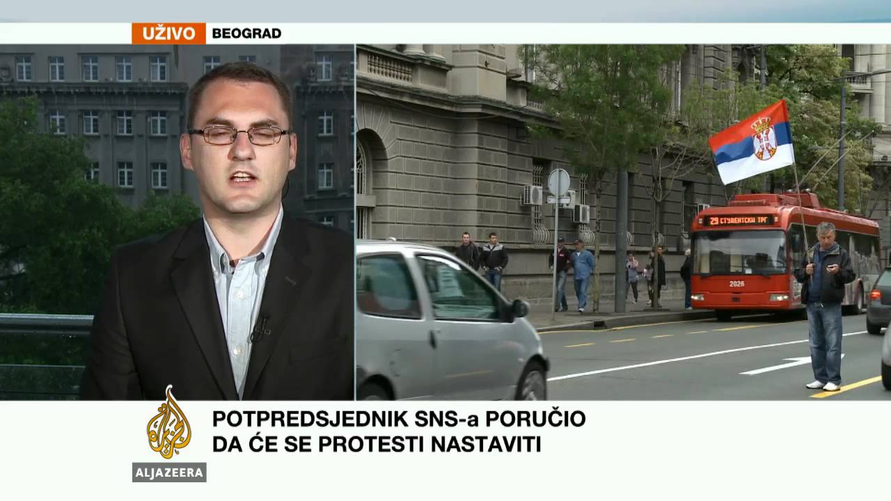 ماركو سوبوتيتش يتحدث عن احتجاجات SNS – الجزيرة البلقان