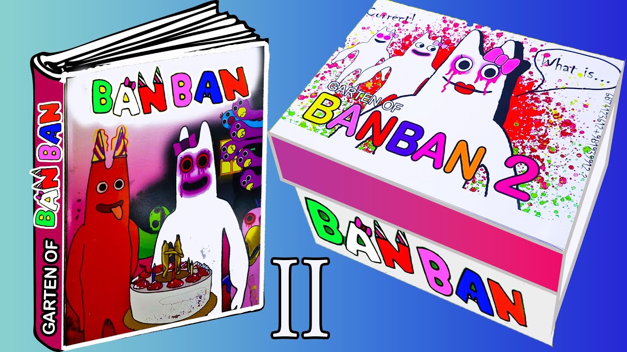 GARTEN OF BANBAN CHAPTER1,2 35 GAME BOOK / BANBALEENA, NABNAB STORY BOOK in  2023