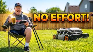 Mowing My Entire Lawn While Drinking A Beer! The MowRator S1