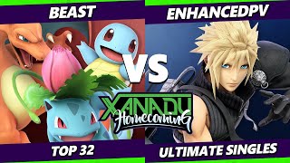 Xanadu Homecoming - enhancedpv (Cloud) Vs. Beast (Pokemon Trainer) Smash Ultimate - SSBU