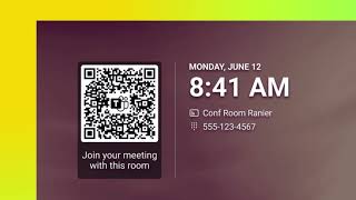QR Code Join for Teams Rooms