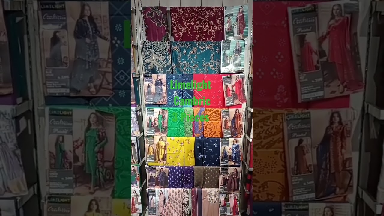 limelight new collection 3 Pieces cambric