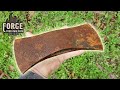 Cracked Rusted AXE Restoration(This doesn't end how you think) With a Twist!