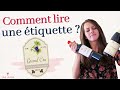 Choisir son vin comment lire ltiquette dune bouteille 