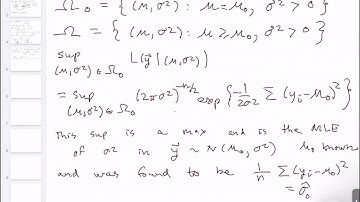Lecture 19 - Likelihood Ratio Tests