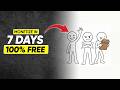 🔥How to Create VIRAL Stickman Videos for Any Niche (100% FREE AI Tools)