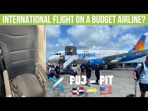 Flying Allegiant Air INTERNATIONALLY in 2021? | A319 Legroom+ Review: Punta Cana - Pittsburgh