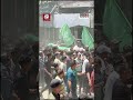 أهالي غزة يشيعون قادة كتيبة الزيتون في كتائب القسام بعد استشهاده في غارة إسرائيلية 