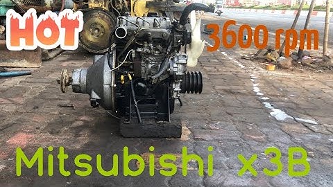 Lô Động cơ  Mitsubishi X3B Tua 3600 rpm : Cửa Hàng Nông Ngư Cơ Nguyễn Văn Châu
