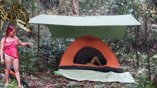 Full videos: 5 Days of Camping and Relaxing in the Forest, Relaxing and Spending the Overnight