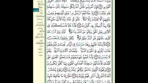 الصفحة (478) من المصحف الشريف ( سورة فصلت - مشروع حفظ القرآن الكريم )