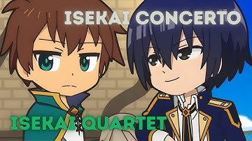 Thumbnail of Isekai Concerto x Isekai Quartet | A Mashup of Isekai Quartet: 3 & 1 [Subaru, Kazuma, Ainz, Tanya]