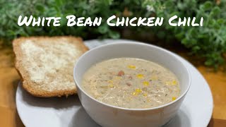 White Bean Chicken Chili  MyWW  1 Point Blue and Purple  Weight Watchers  Easy Crockpot Recipe