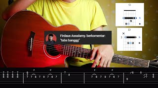 Tutorial \u0026 tab gitar Goyang Squidward tenpoles | The Chum Bucket Rhumba