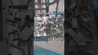 One build plate. Multiple industrial parts