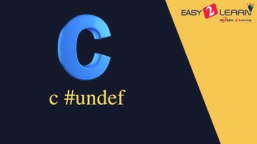 C #undef