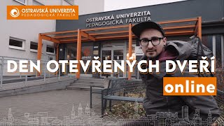 🚪 Den otevřených dveří Pedagogické fakulty Ostravské univerzity 🟧💻 ONLINE 2022