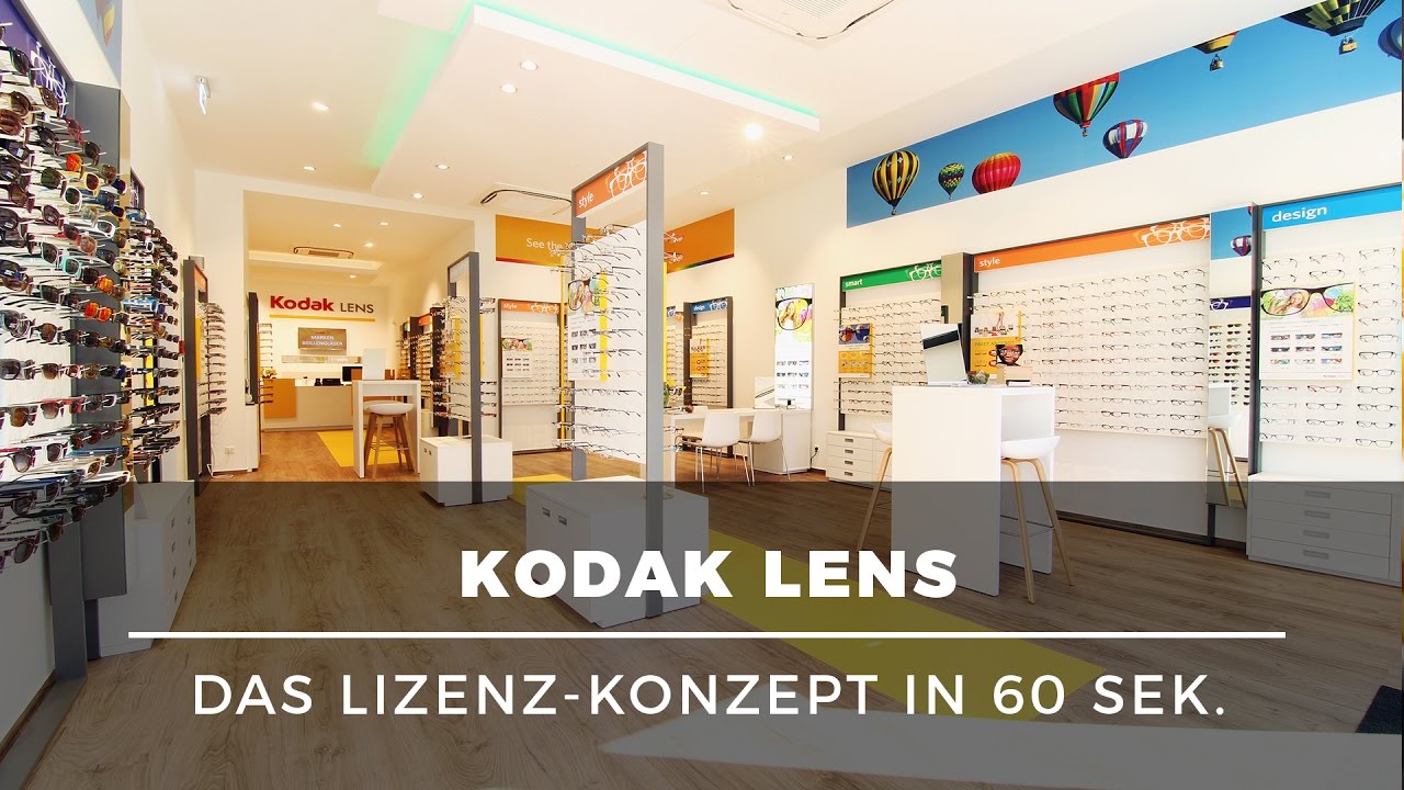 shopdisney Augenoptik-Geschäft eröffnen mit Kodak – Das Lizenzsystem von Kodak Lens in 60 Sek. erklärt