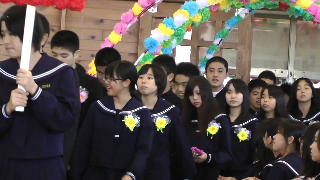 石垣中学校 卒業式2013