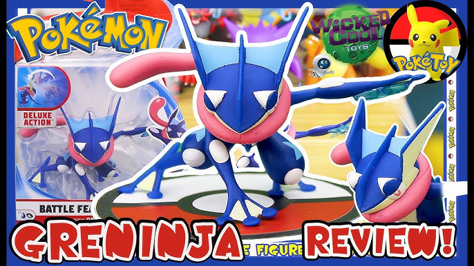 Pokémon - Review do boneco do Greninja - brinquedo desafio batalha Tomy  Edimagic 