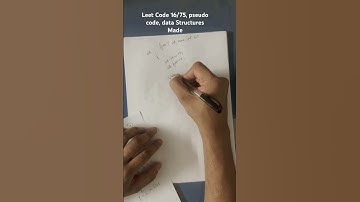 Leet Code 16/75, pseudo code, click on the caption to watch full video #leetcode #leetcode75