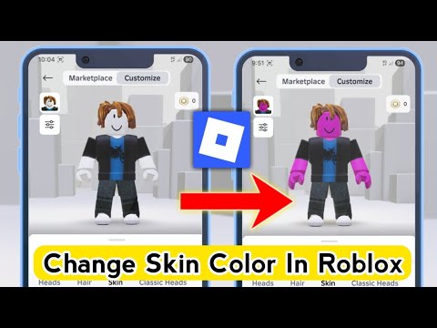 How to Change Skin Color In Roblox || How to Change Noob Color In ...