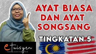 [eTuisyen] TINGKATAN 5 BAHASA MELAYU : Tatabahasa - Ayat Biasa dan Ayat Songsang