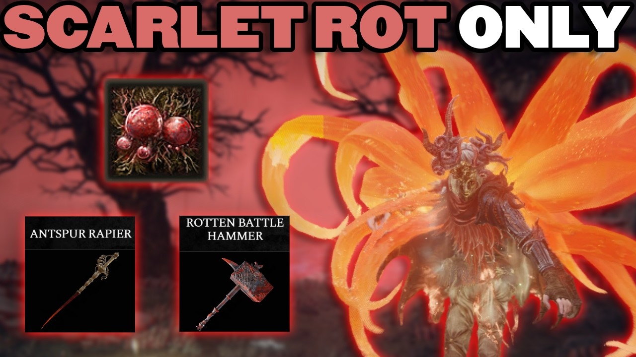 I Beat ELDEN RING With SCARLET ROT ONLY - YouTube