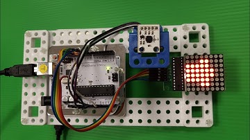 Arduino程式設計-加速度感測器控制程式設計與應用(Acceleration Sensor, 8x8 LED Matrix Module, Maker)
