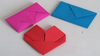 How to fold letters. How to fold sheets to give away. Valentine's Day. February 14th.