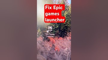 Epic Games Launcher crashing FIX