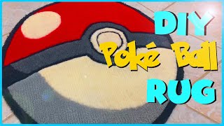 Even Pikachu would want to live in this Poké Ball! Tufting a Poké Ball rug from start to finish