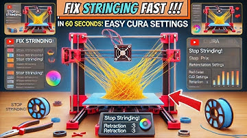 🔥Fix Stringing in 60 Seconds! Easy Cura Settings