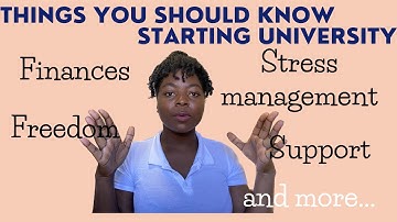 What you should know starting University! ( POV: Jacobs University Masters student)