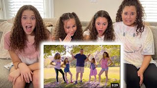 Haschak Sisters REACT to 'Daddy Says No' (Music Video)