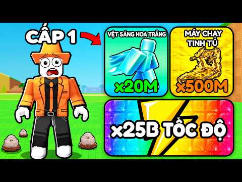 Bắt Đầu Lại Nhưng Tôi Sở Hữu Tất Cả Buff Tốc Độ Trong Roblox Steal An Egg! | CuopBienCDN