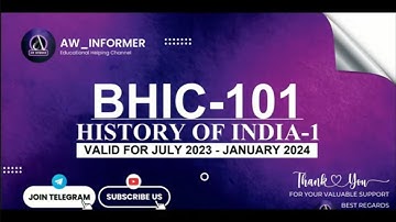 BHIC 101 SOLVED ASSIGNMENT 23-24 | BHIC 101 SOLVED ASSIGNMENT IN ENGLISH 23-24 | FREE SOLVED ASSIG.😦