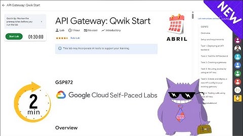 API Gateway: Qwik Start | #2025 | #GSP872  |#qwiklabs |Solution