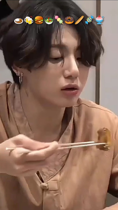 BTS jk, jin and suga eating #mukbang #eating #fancam